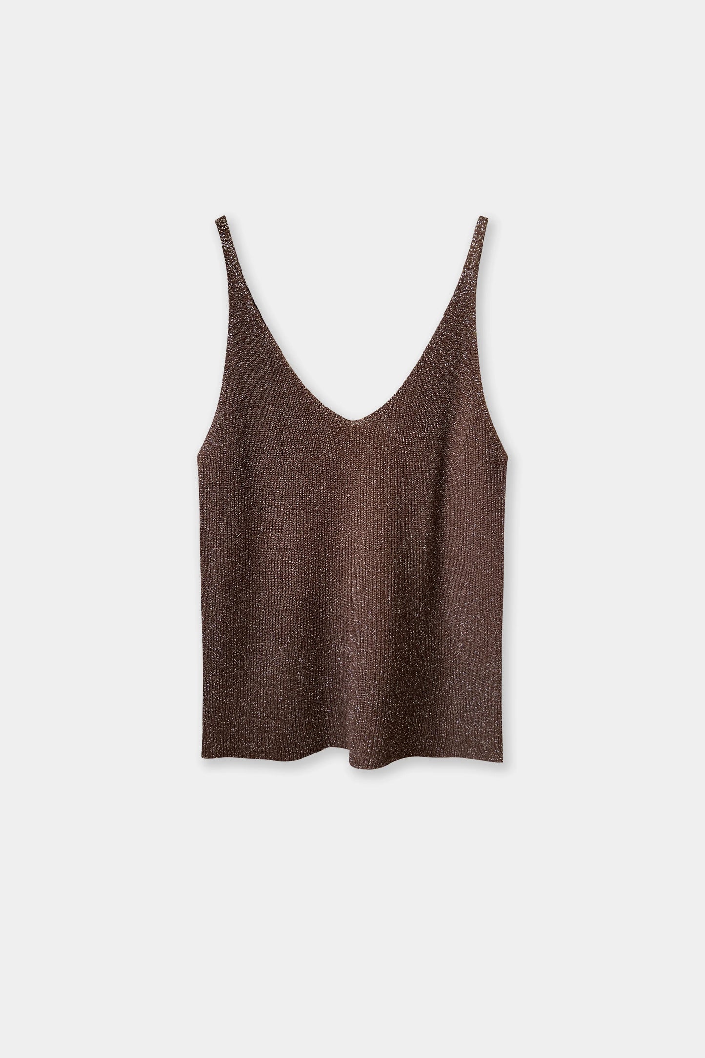 Top Brillo Marron